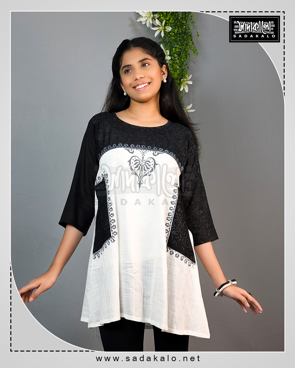 Eid Special Top Quality Fashionable Block Printed Cotton Tops - Image 2