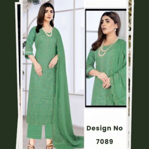 Pure Cotton Three piece