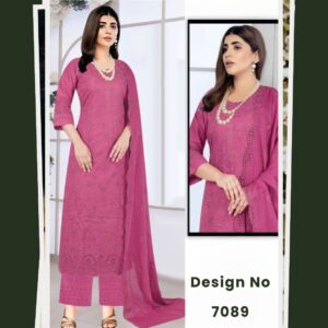 Pure Cotton Three piece